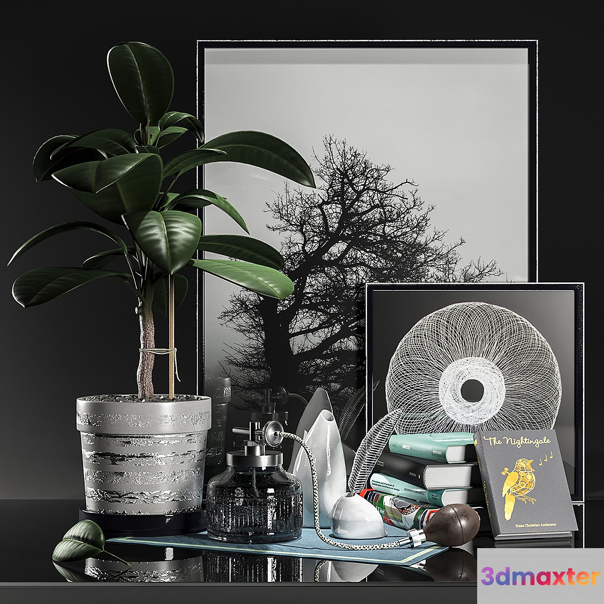 DECORATION SET WITH FIKUS