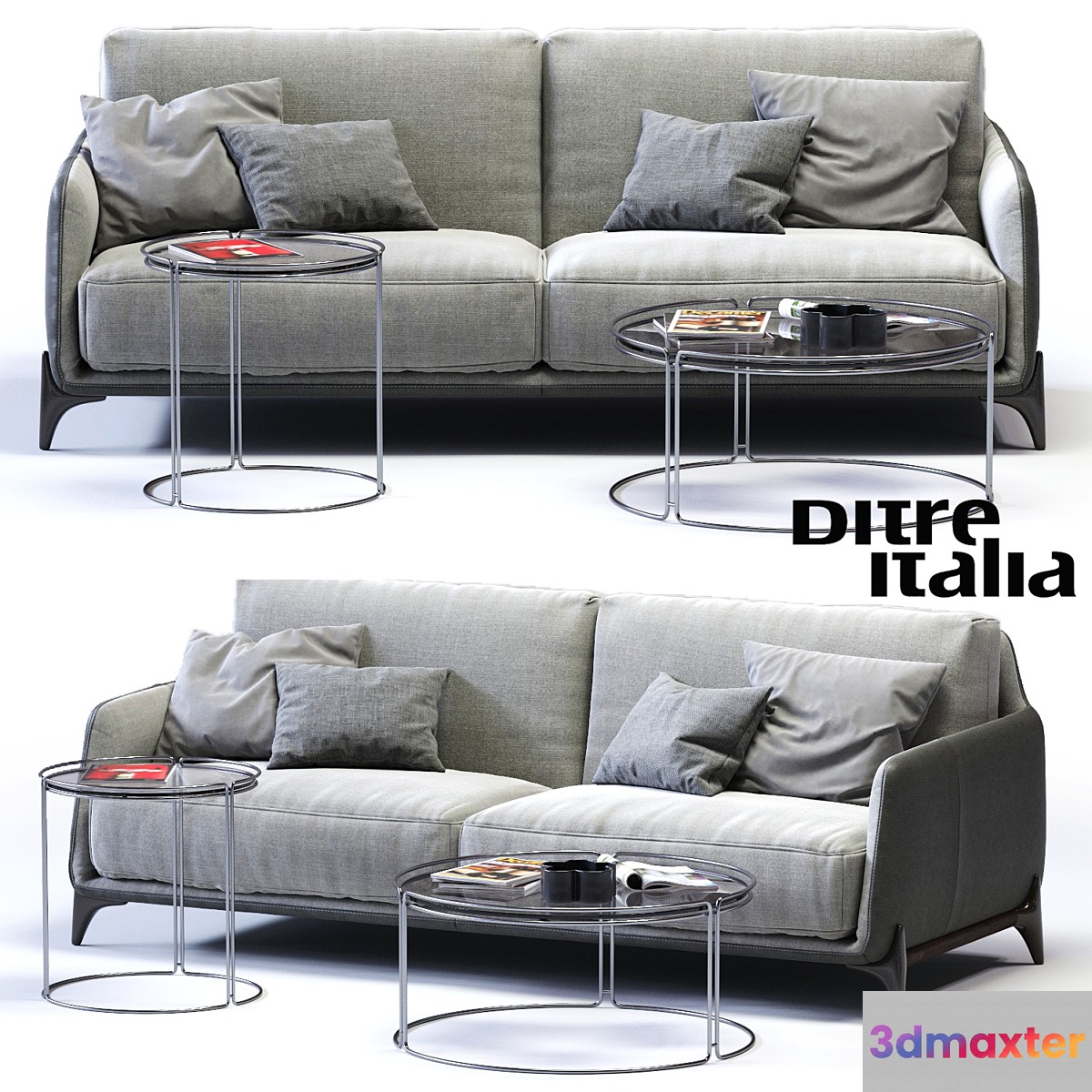 Ditre Italia ELLIOT 3-er Sofa 3D Max