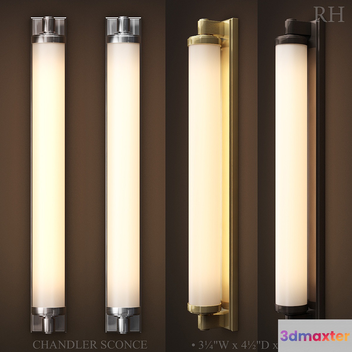 Chandler sconce 3D Max