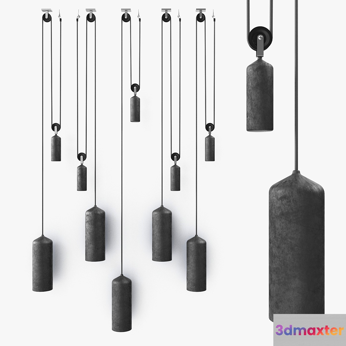 Studio WM - Porcelain lamp 3D Max
