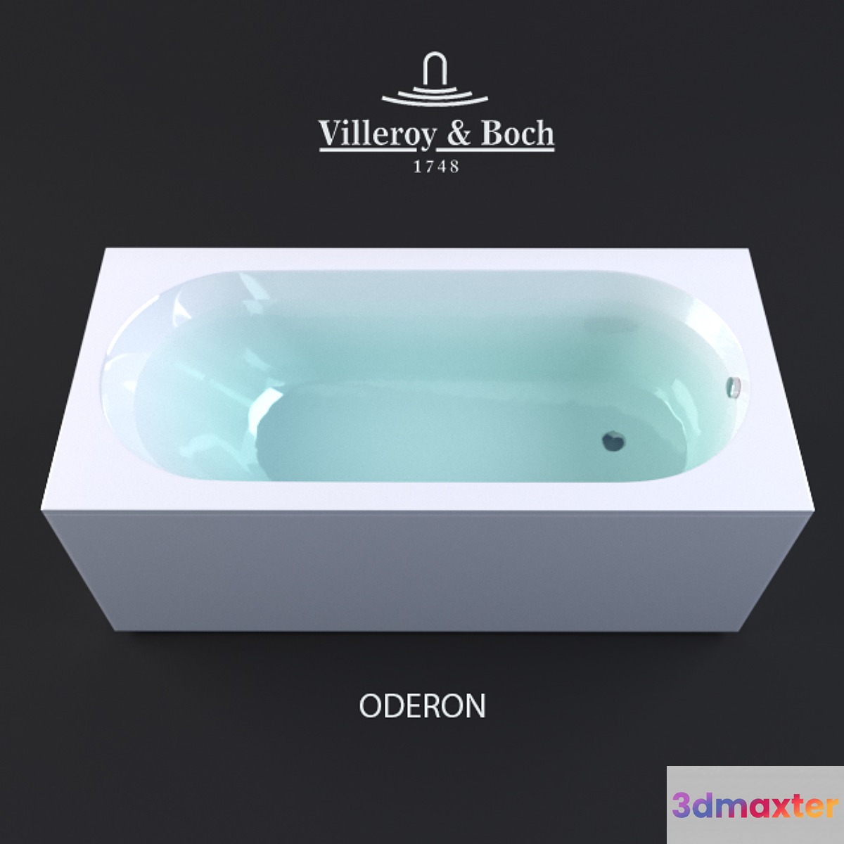 Bathtub Villeroy&Boch Oberon 3D Max