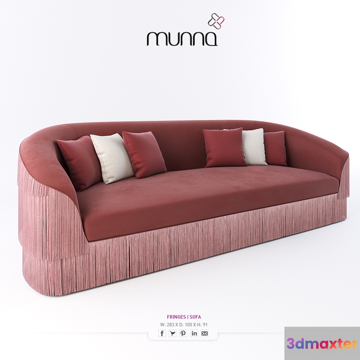Munna Fringes Sofa