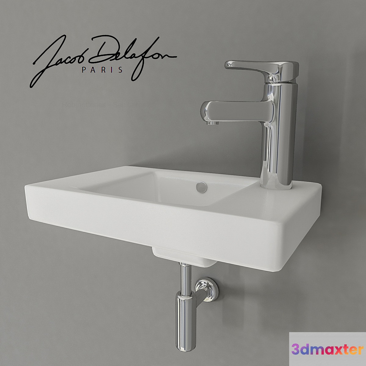 Sink Jacob Delafon Odeon Up 3D Max