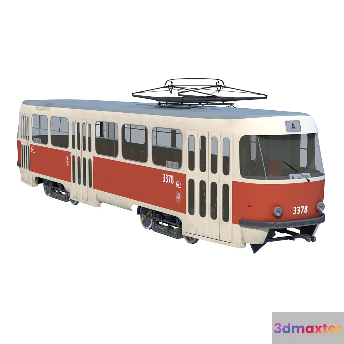 Tram Tatra T3 3D Max