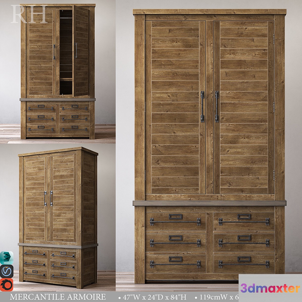 MERCANTILE ARMOIRE