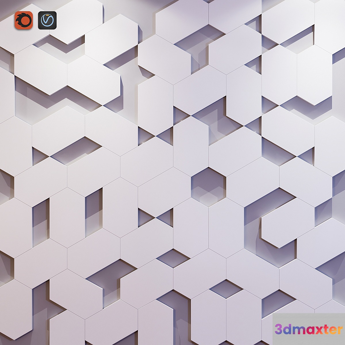 Wall panel - No.3 3D Max