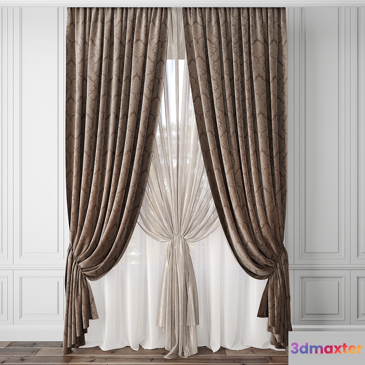 Curtain 66 3D Max