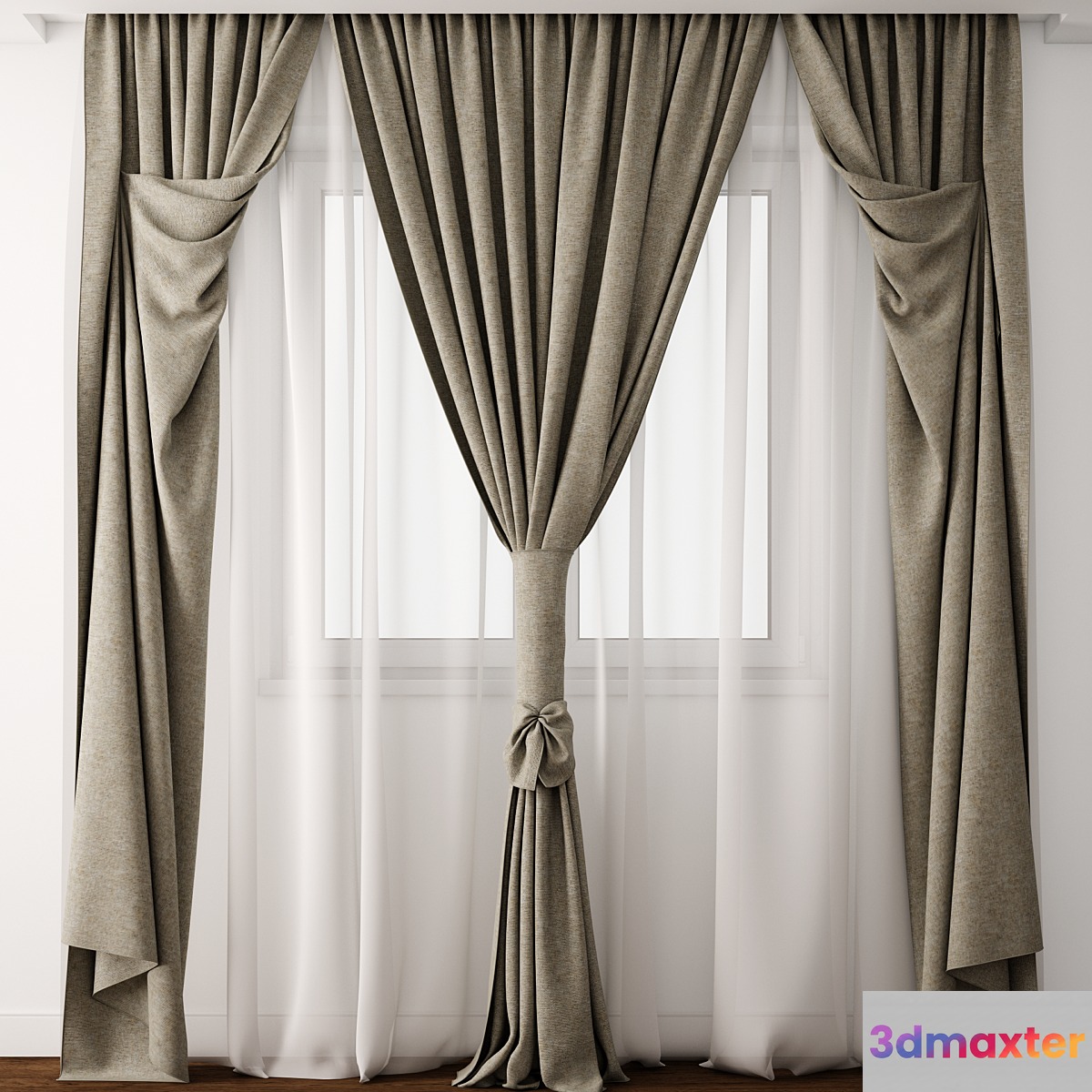 Curtain 3 3D Max