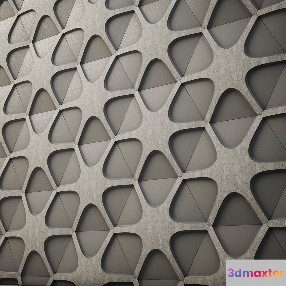 GEODE SPOKE PATTERN 3D Max