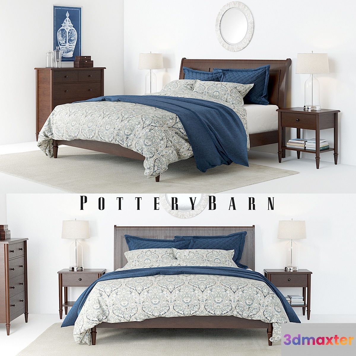 Pottery Barn Crosby Bedroom set - No.3