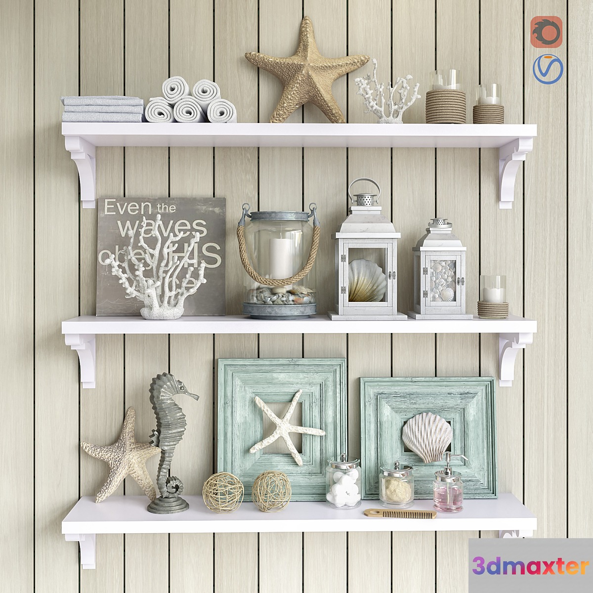 Decorative set for bathroom set 2