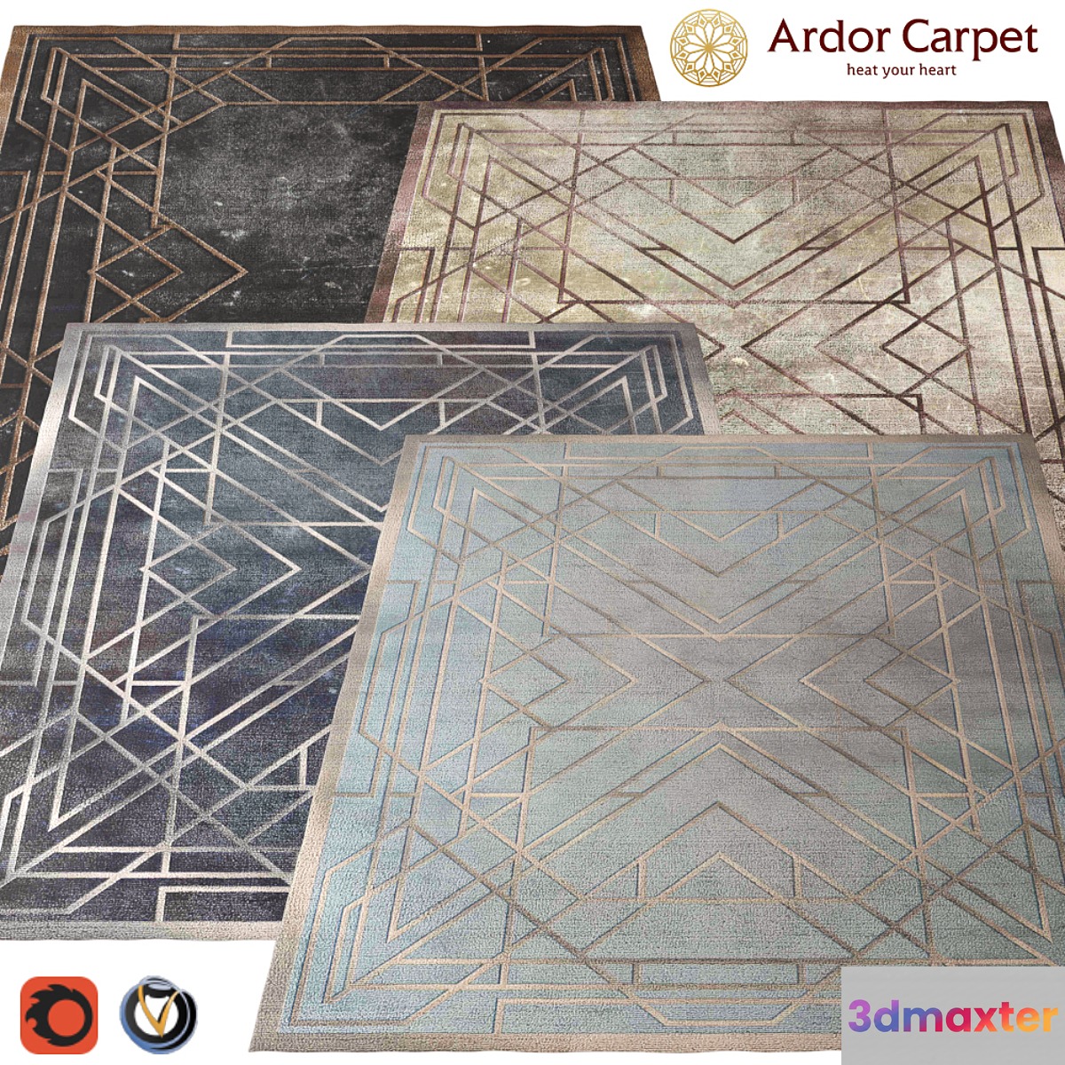 Carpet Ardor (Echelle) 2400h3000 (4 colors)