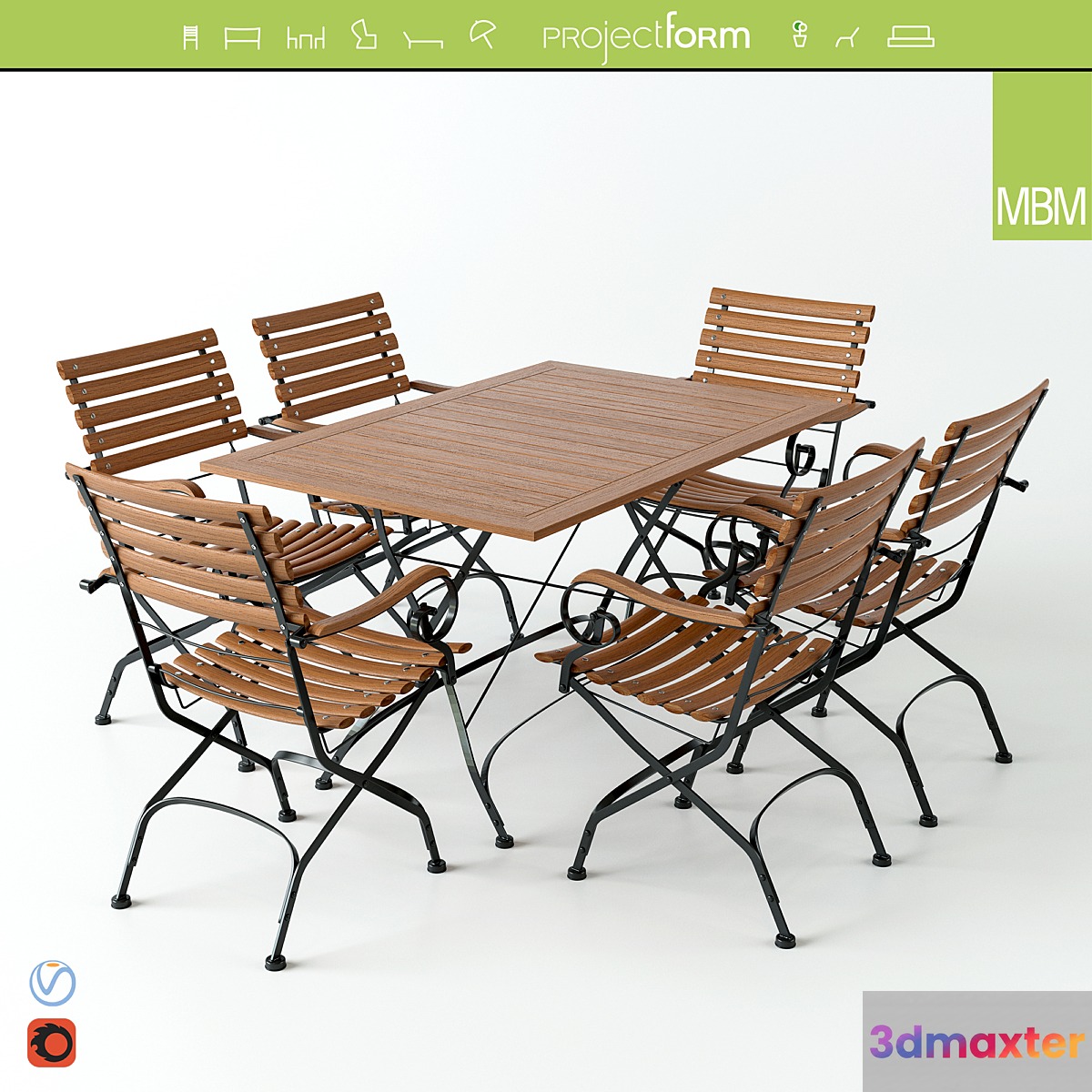 BRAZIL Table & Chair by MBM