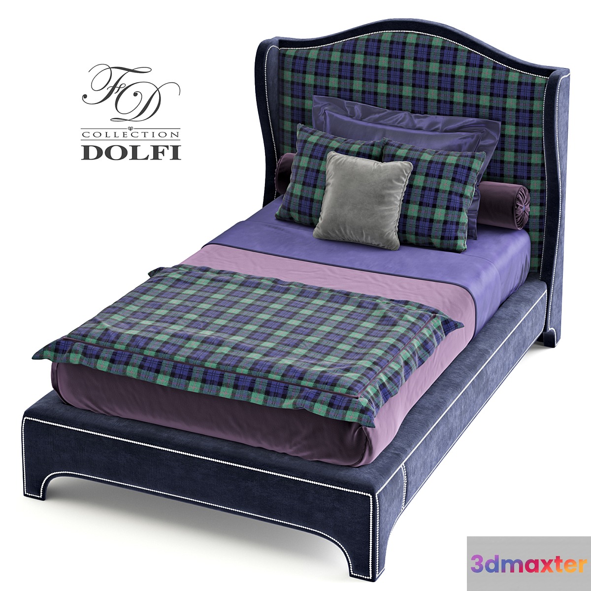 DOLFI Bed William 3D Max
