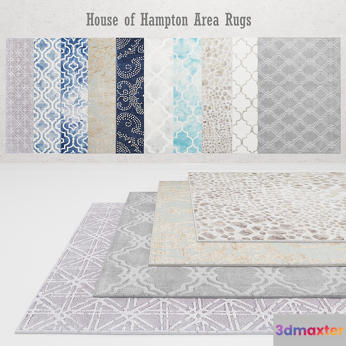 House of Hampton Area Rugs 3D Max