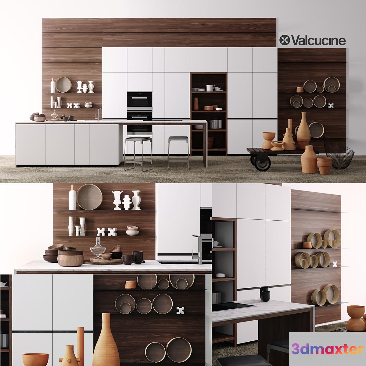 Forma Mentis Kitchen | Valcucine 3D Max