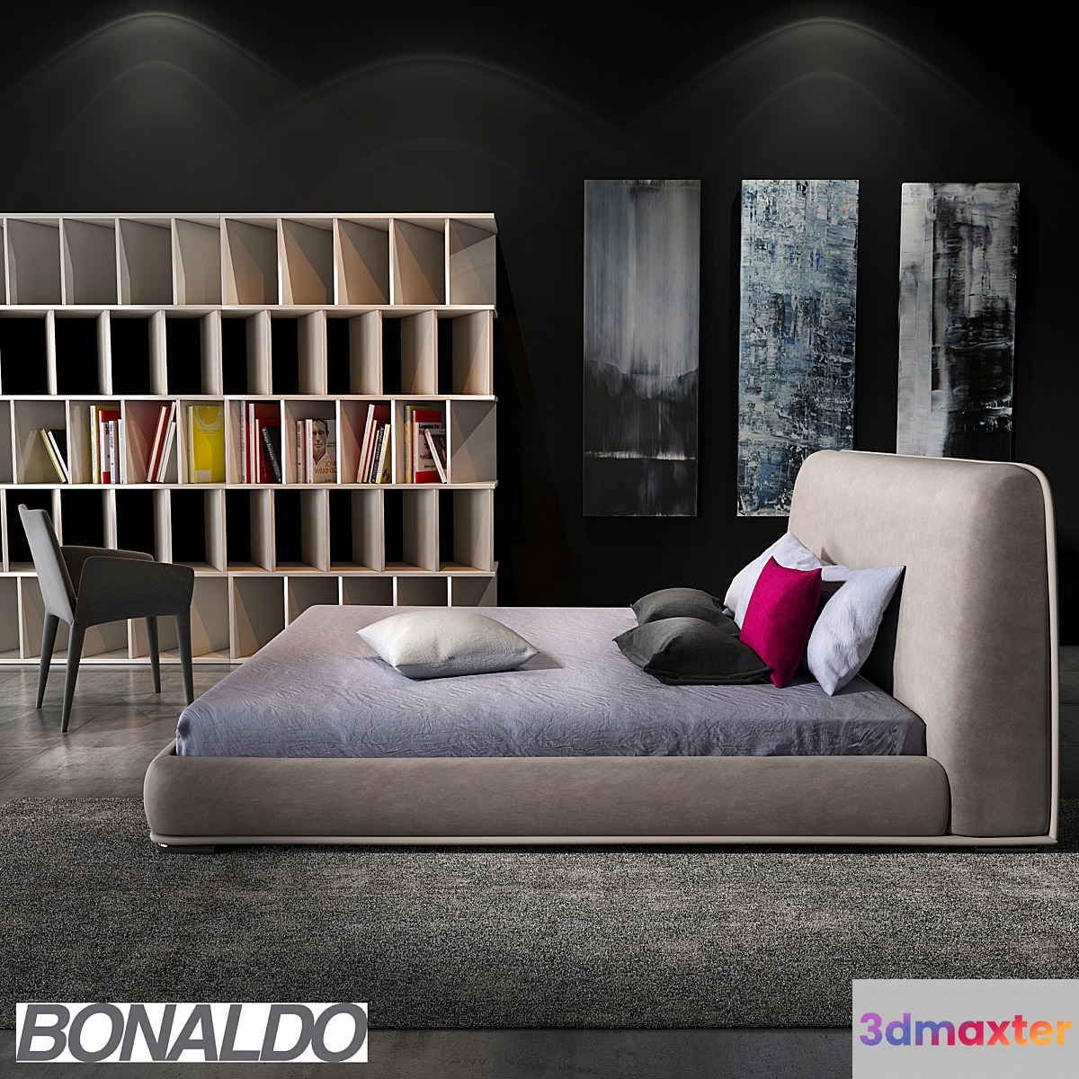 Bonaldo Amos alto bed