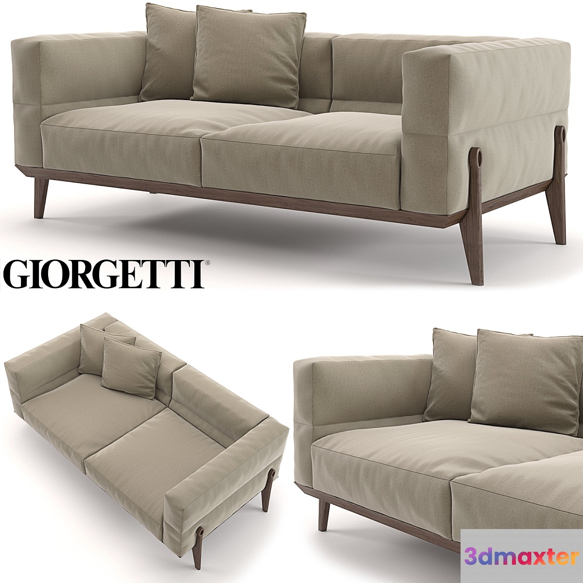 Ago sofa 3D Max