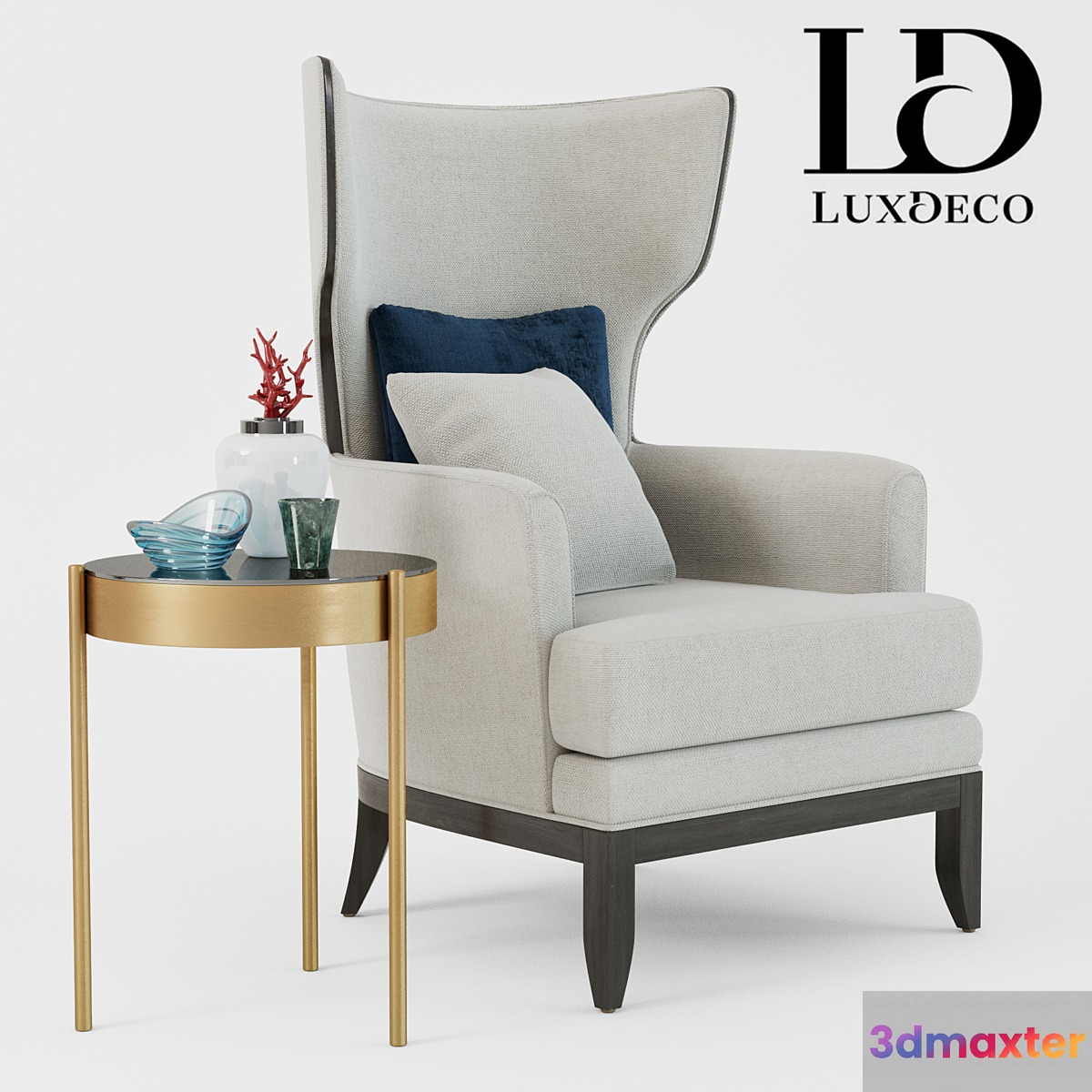 LuxDeco Selva Vendome Bergere Armchair
