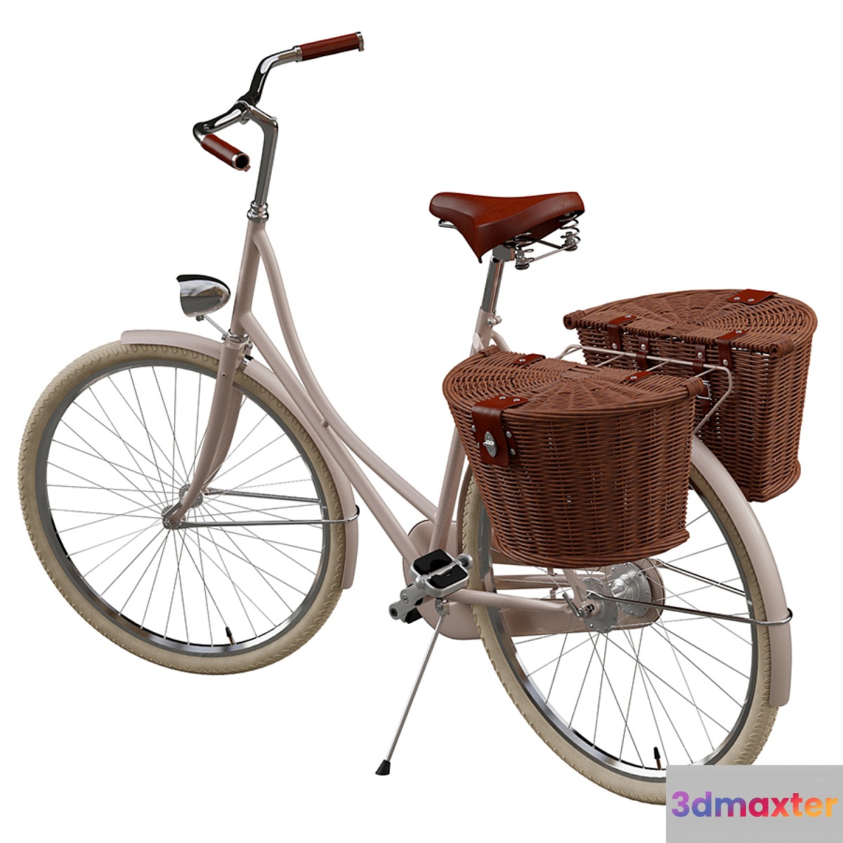 Bicycle for a Lady in two versions 3D Max