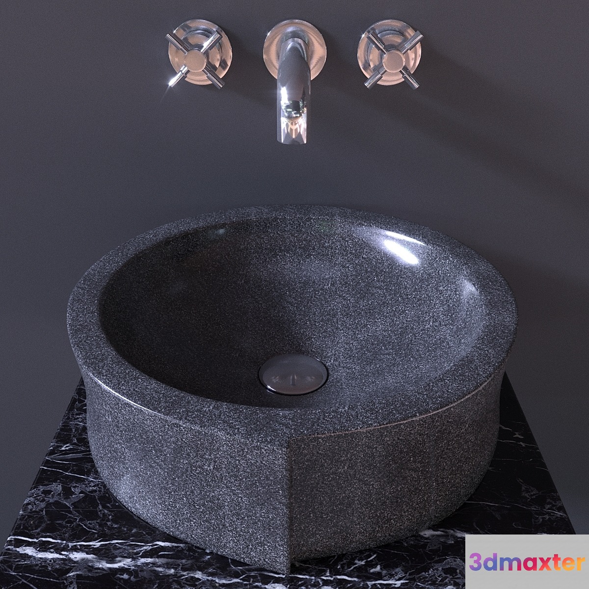Sink Bathroom Sheerdecor Vela Marengo
