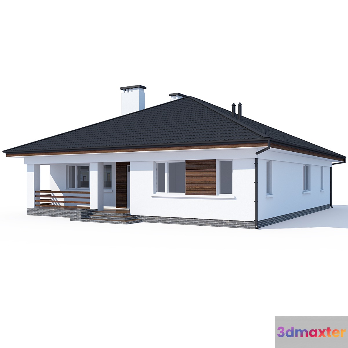 ABS House V8 3D Max