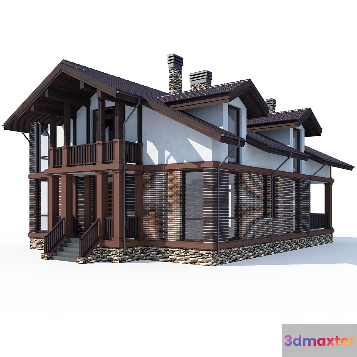 ABS House V12 3D Max