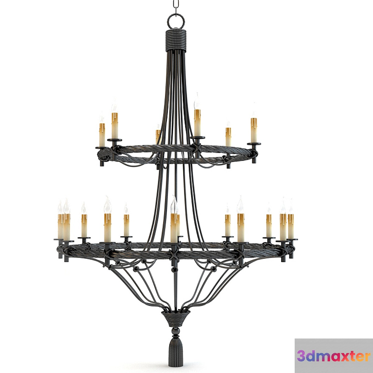 Currey and Company Priorwood Chandelier Lighting
