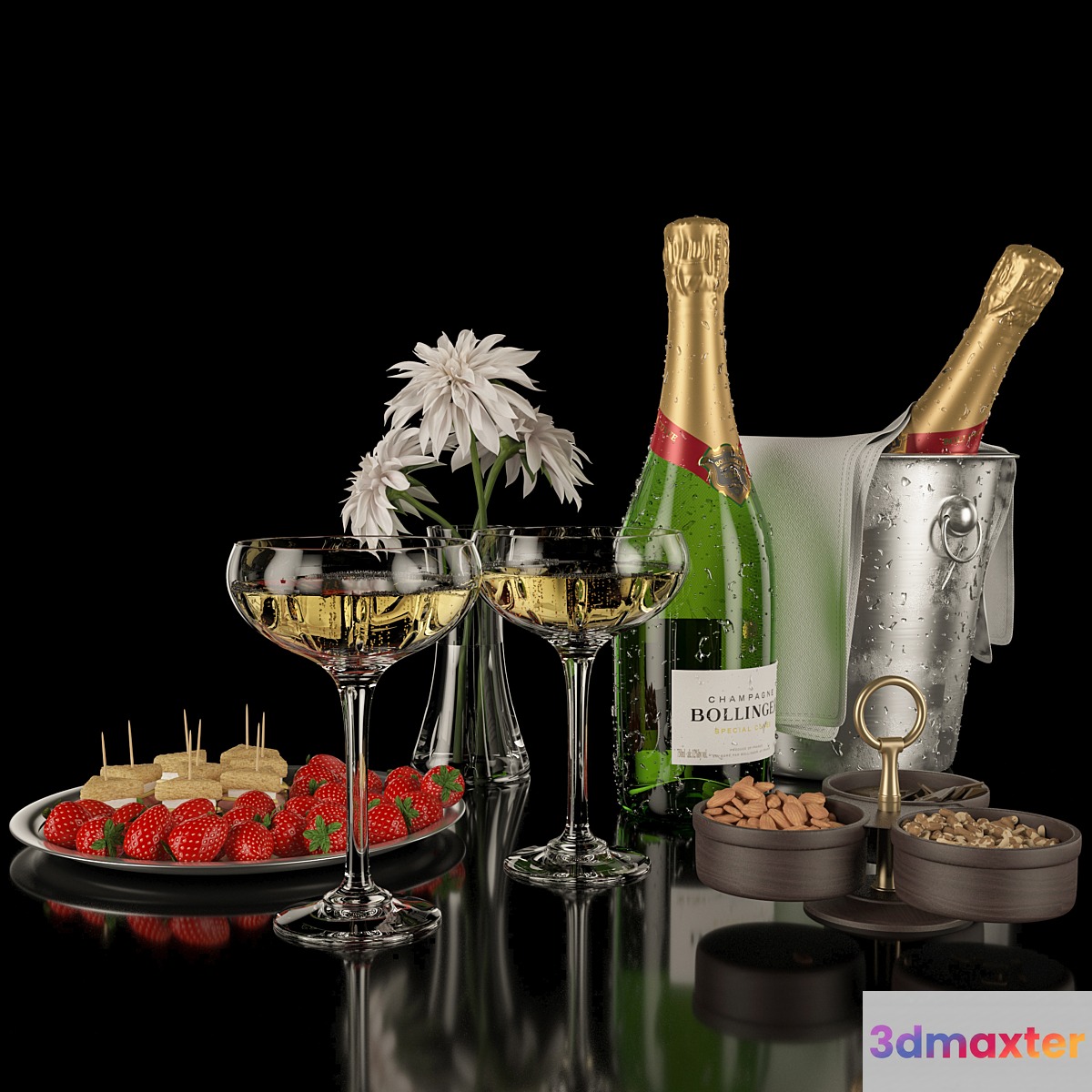 Bollinger Champagne Set - No.2