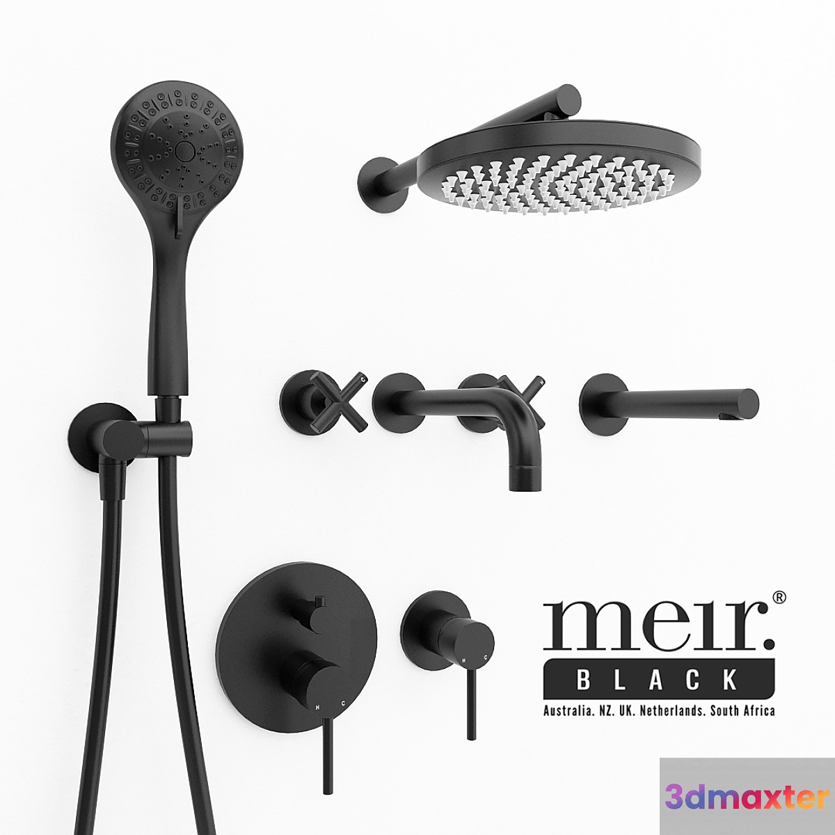 Meir_Black_set 3D Max