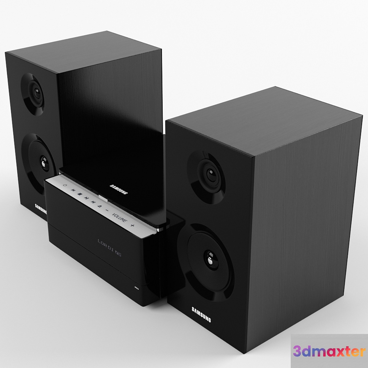 Music center Samsung MM-E430D hi fi system 3D Max