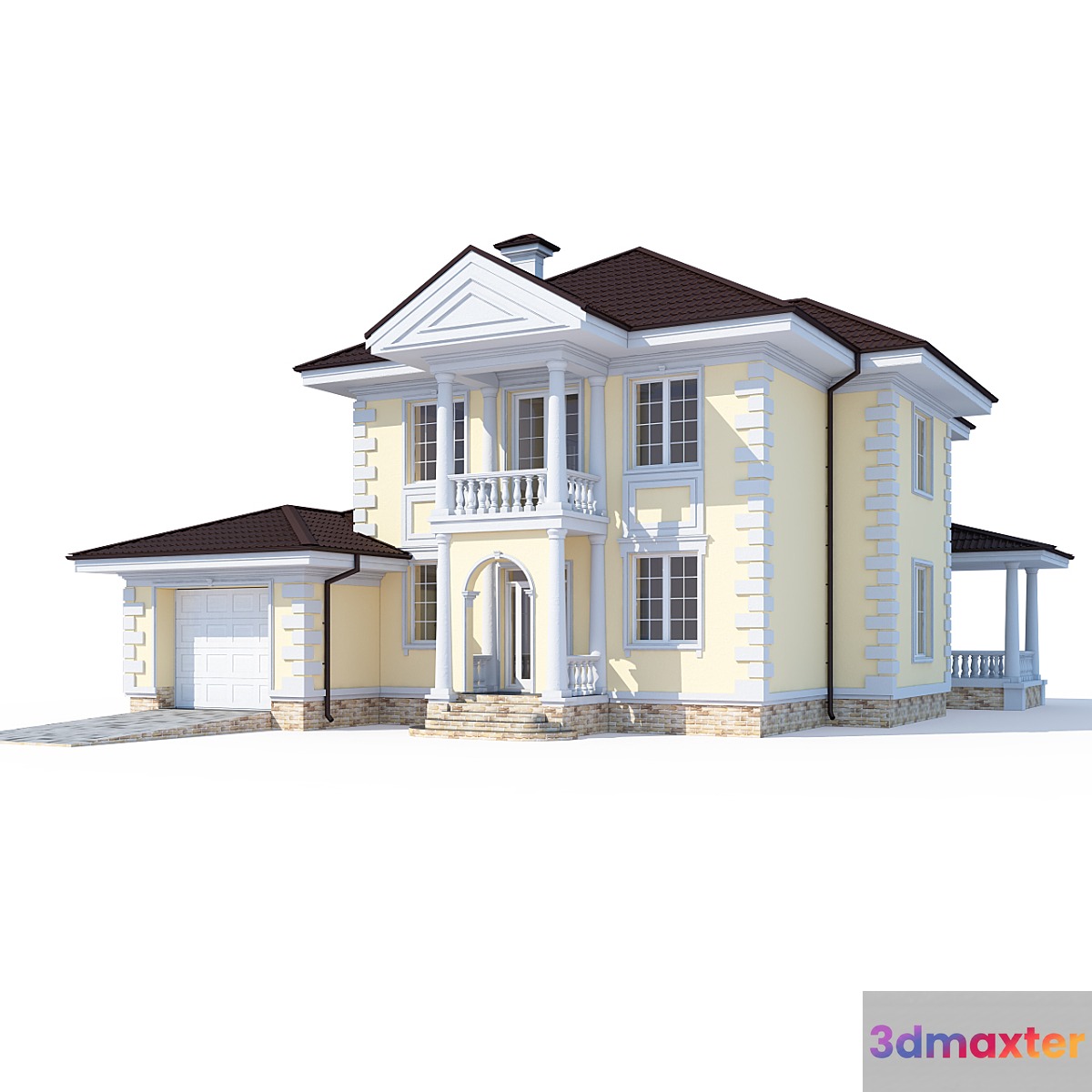 ABS House V25 3D Max