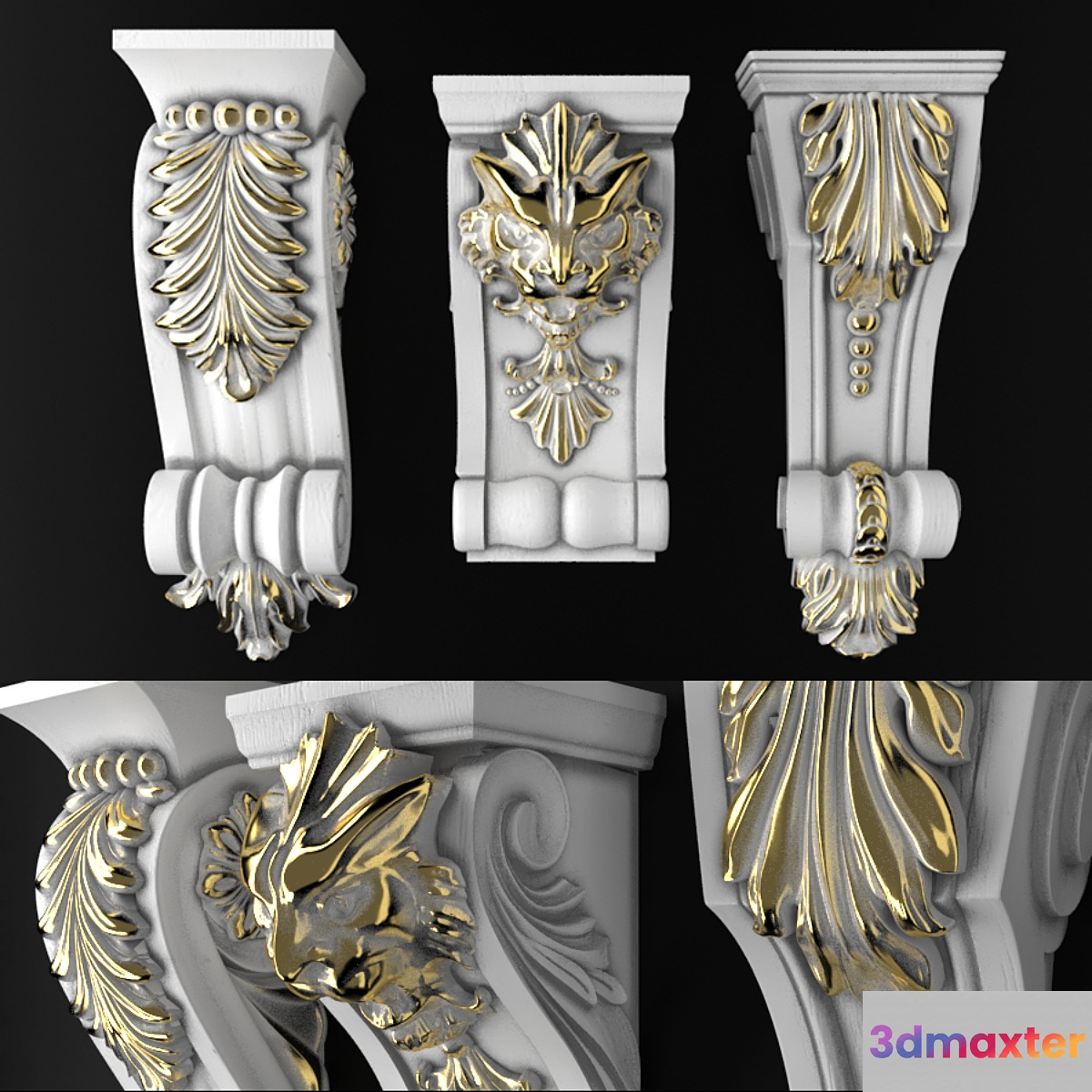 brackets 3D Max