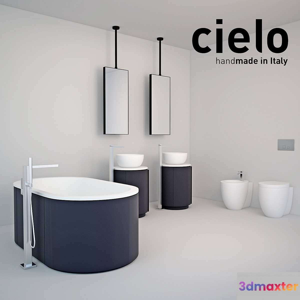 Cielo collection Arcadia + Fantini collection MINT 3D Max