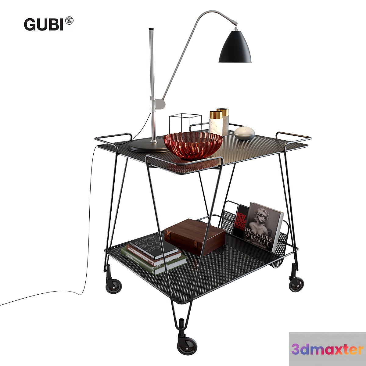 GUBI TROLLEY 3D Max