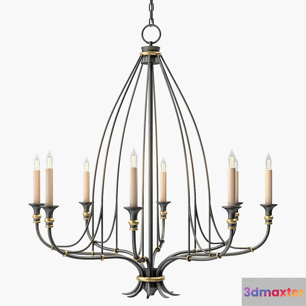 Currey and Company Folgate Chandelier Small