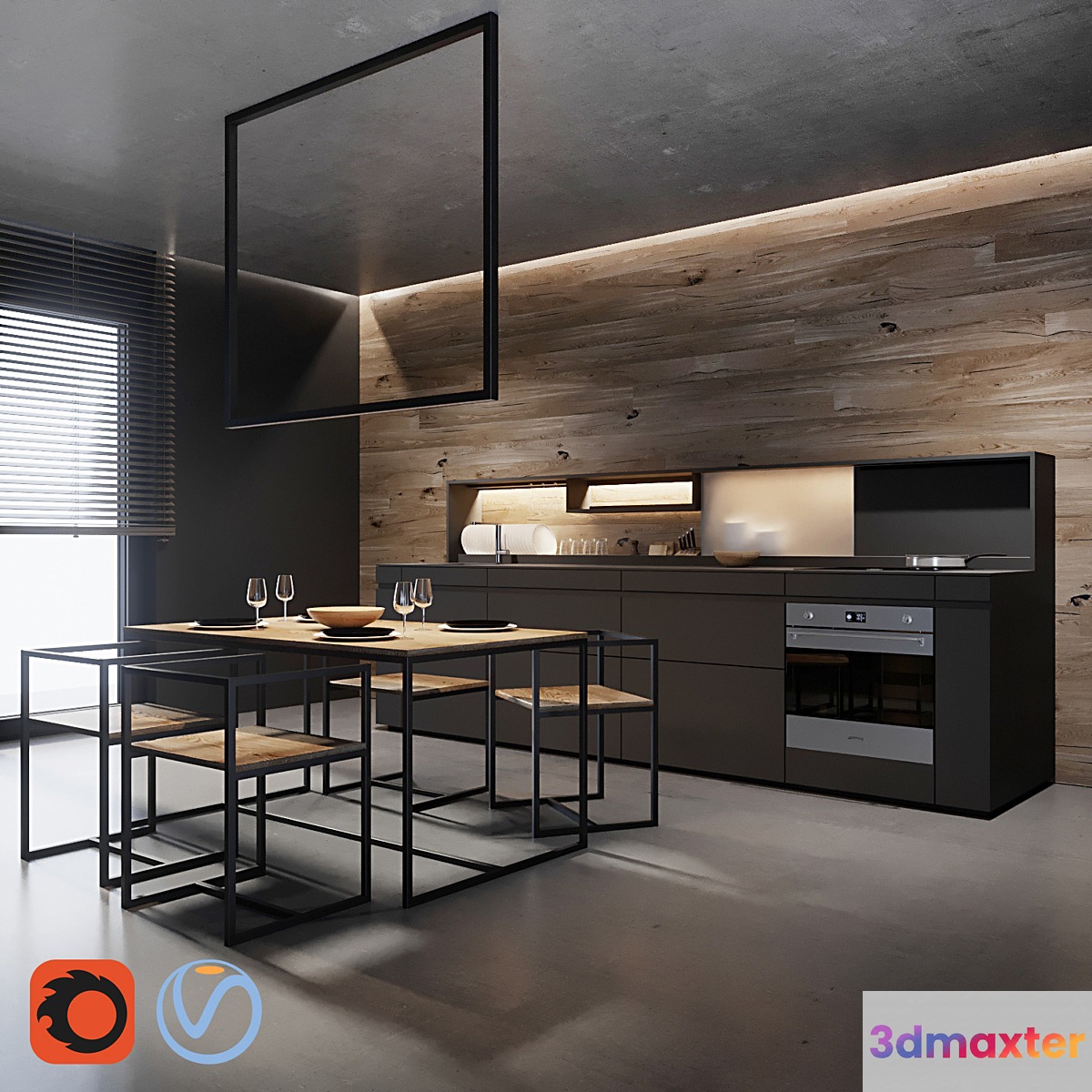 SMART Kitchen 3D Max