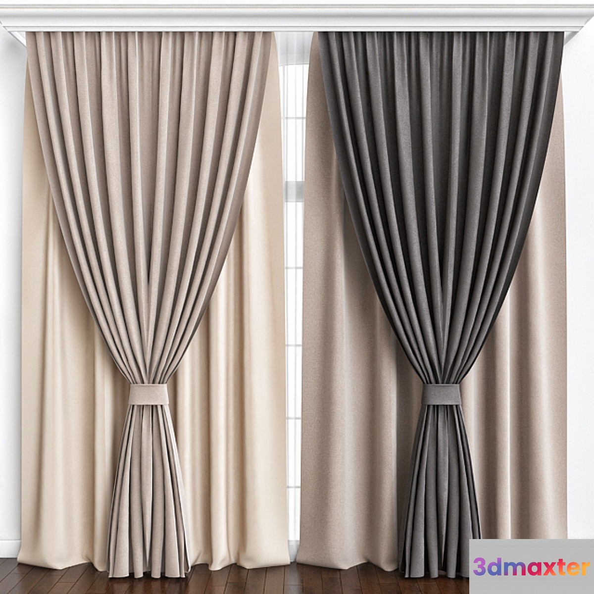 Curtains_25 3D Max