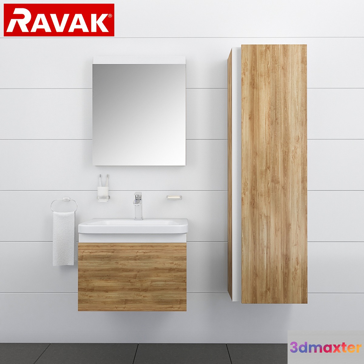 Bathroom furniture RAVAK | 10 3D Max