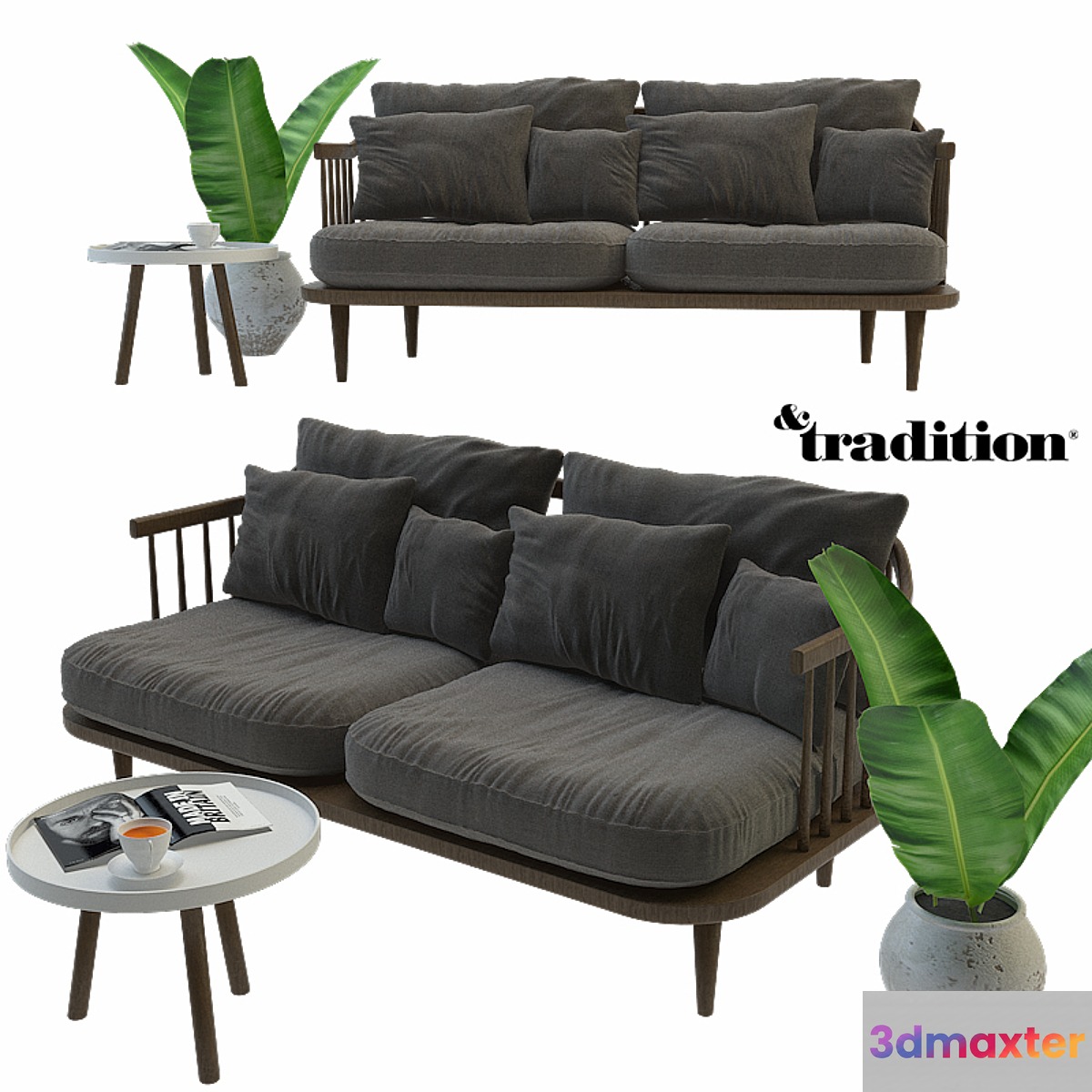 FLY SOFA SET 3D Max