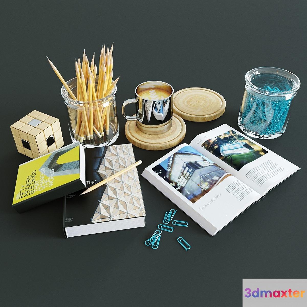 Decor set 8 3D Max