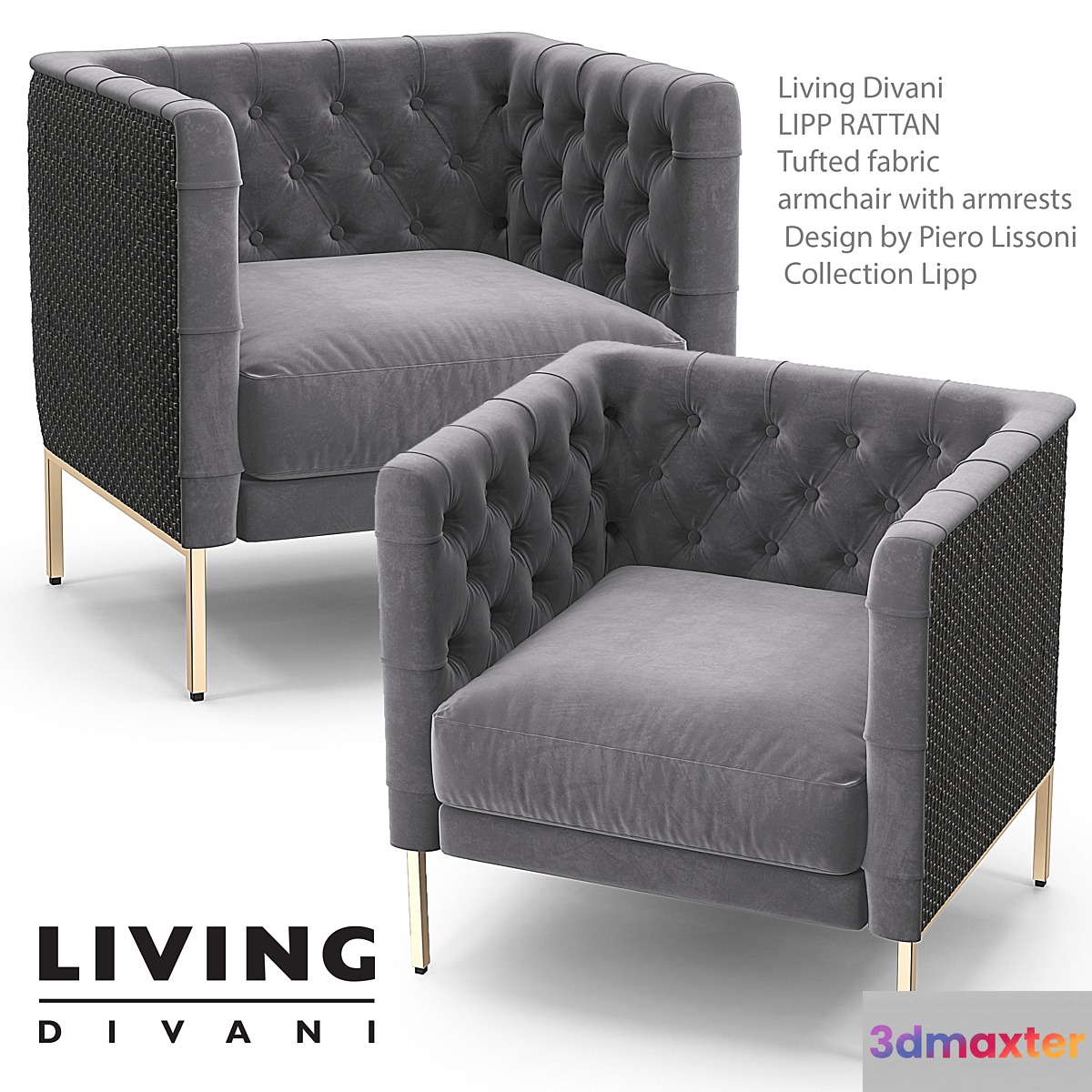 Lipp Rattan 3D Max