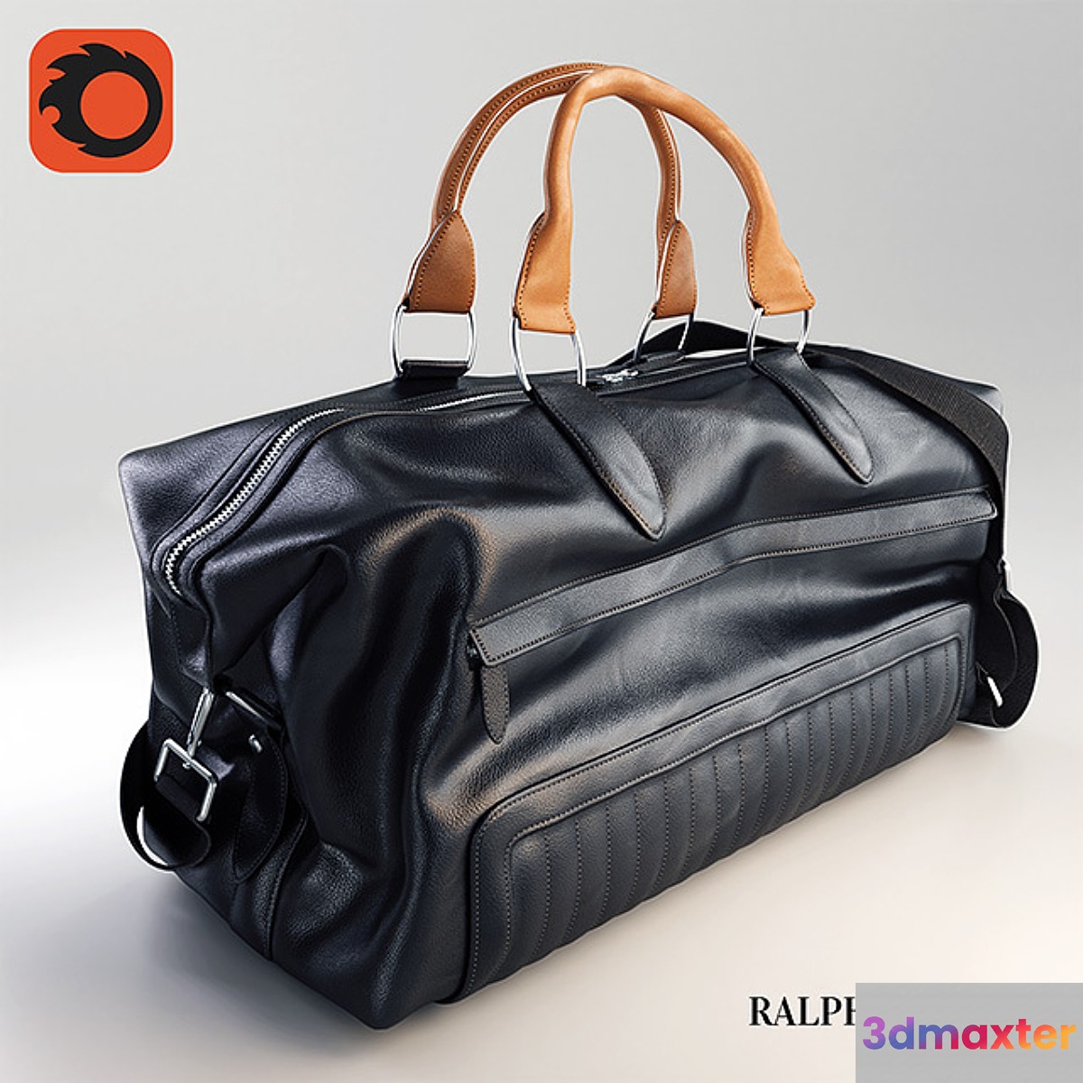 Ralph Lauren Leather Duffel Bag 3D Max