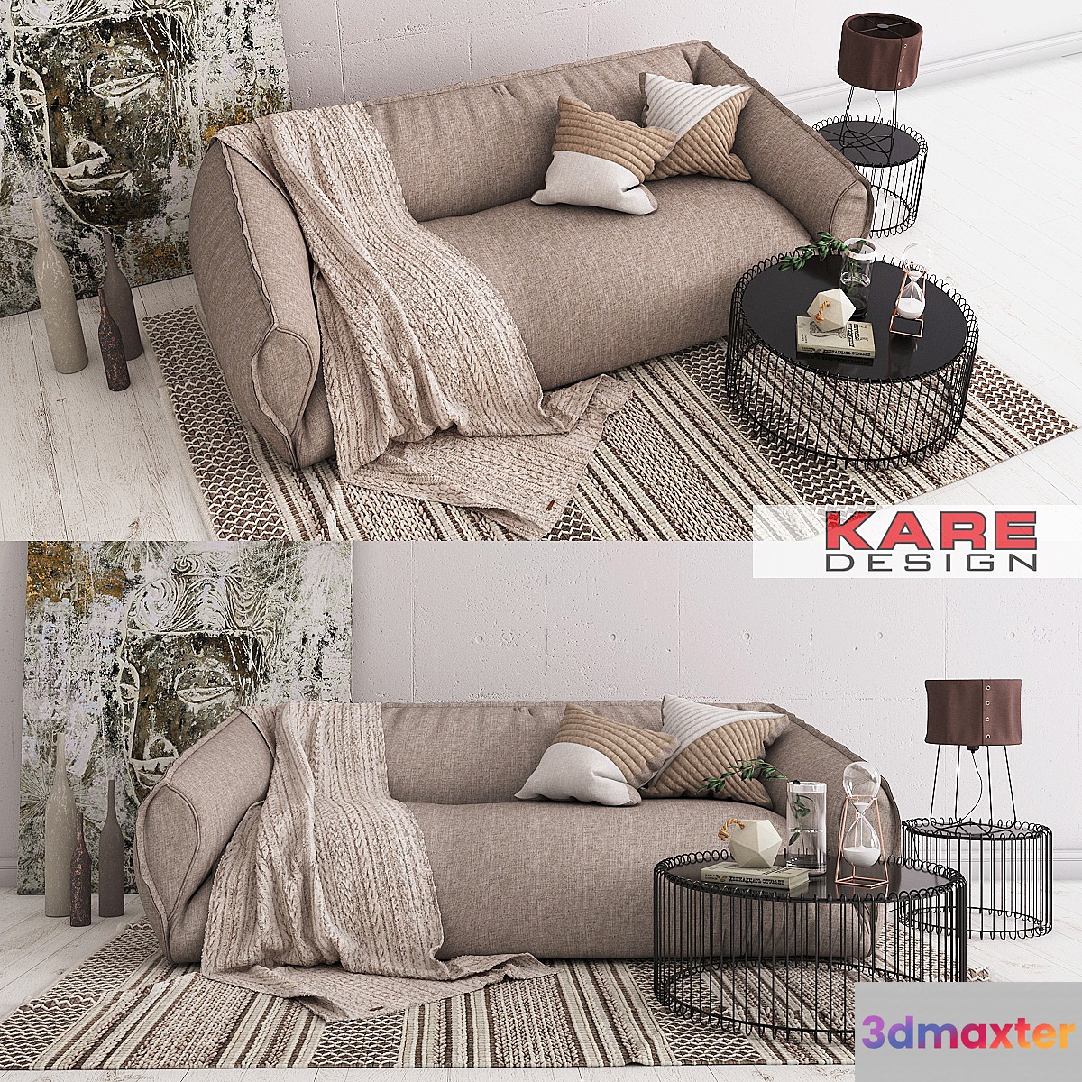 Sofa KARE Loft 3D Max