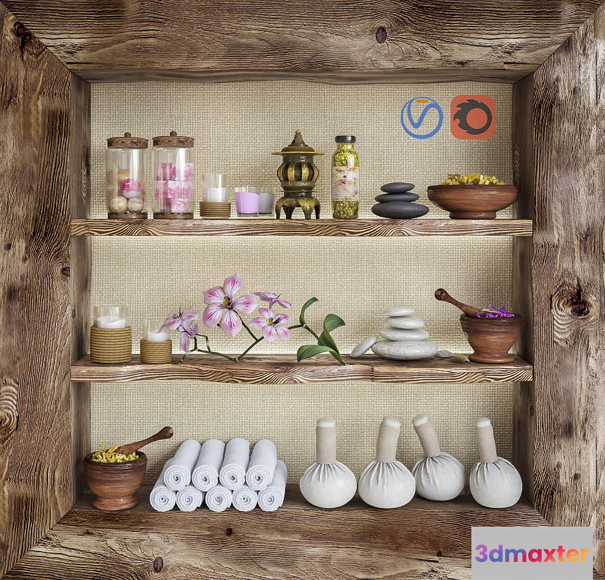 Set for spa and bathroom 1 - No.2