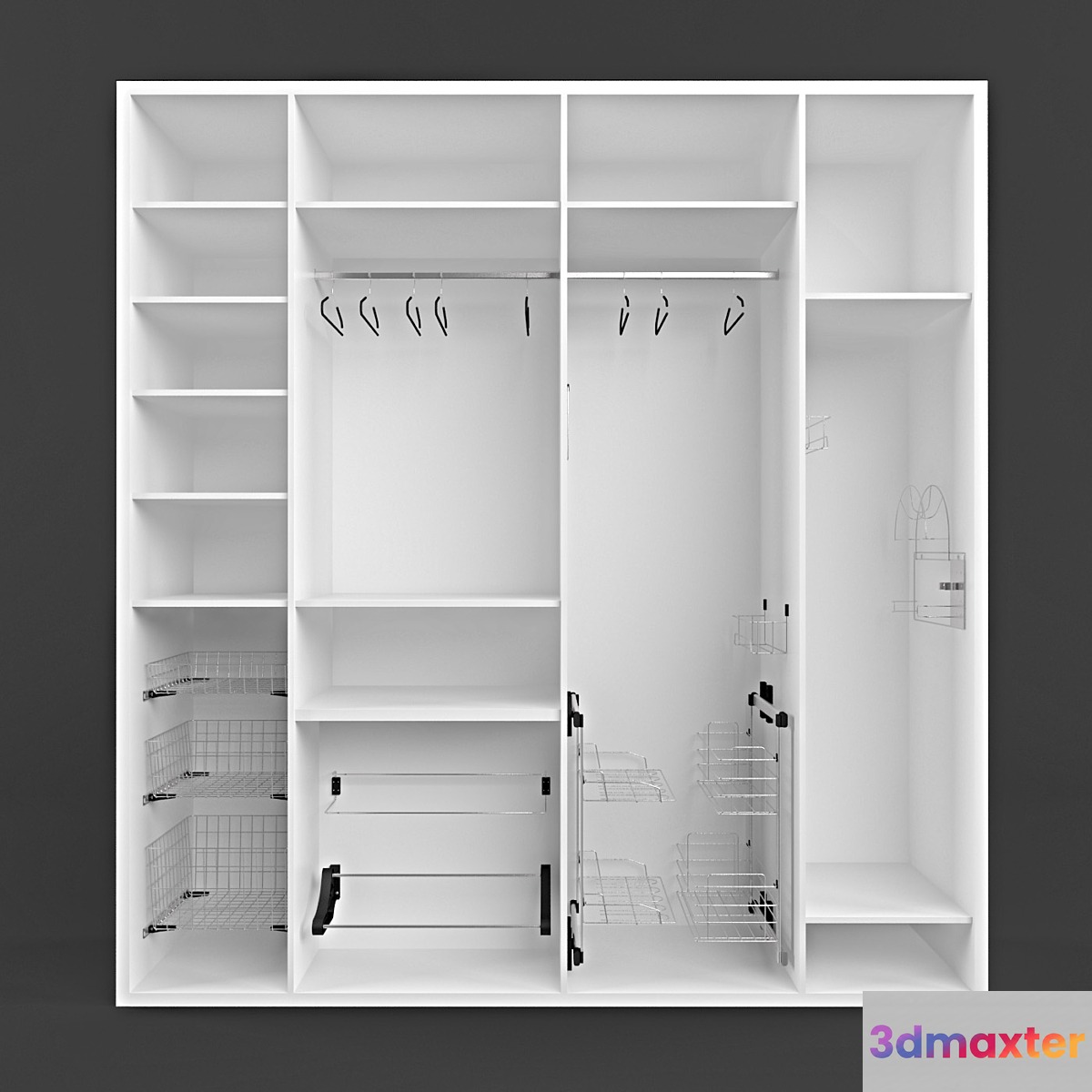 Wardrobe equipment 3D Max