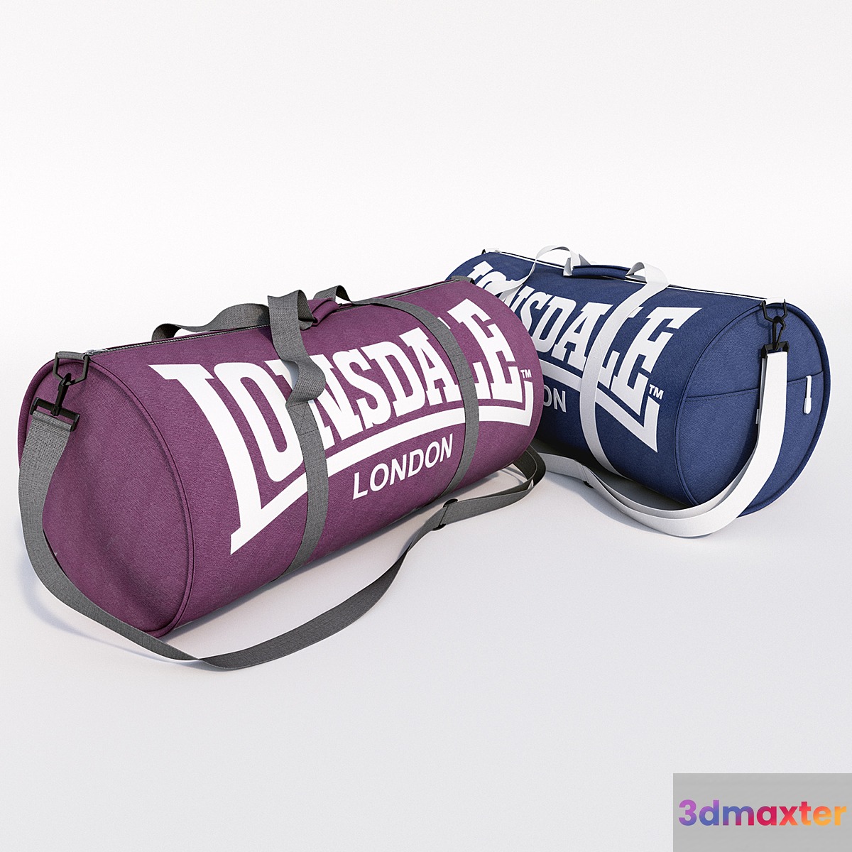 Lonsdale Barrel Bag 3D Max