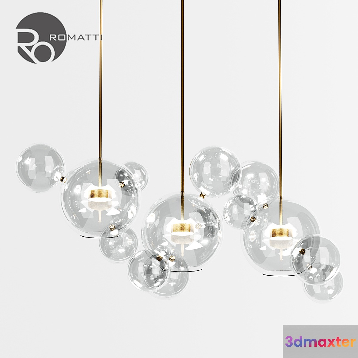 Pendant lamp Romatti Bolle by Giopato & Coombes