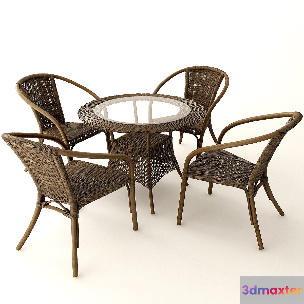 Rattan furniture - No.2 3D Max