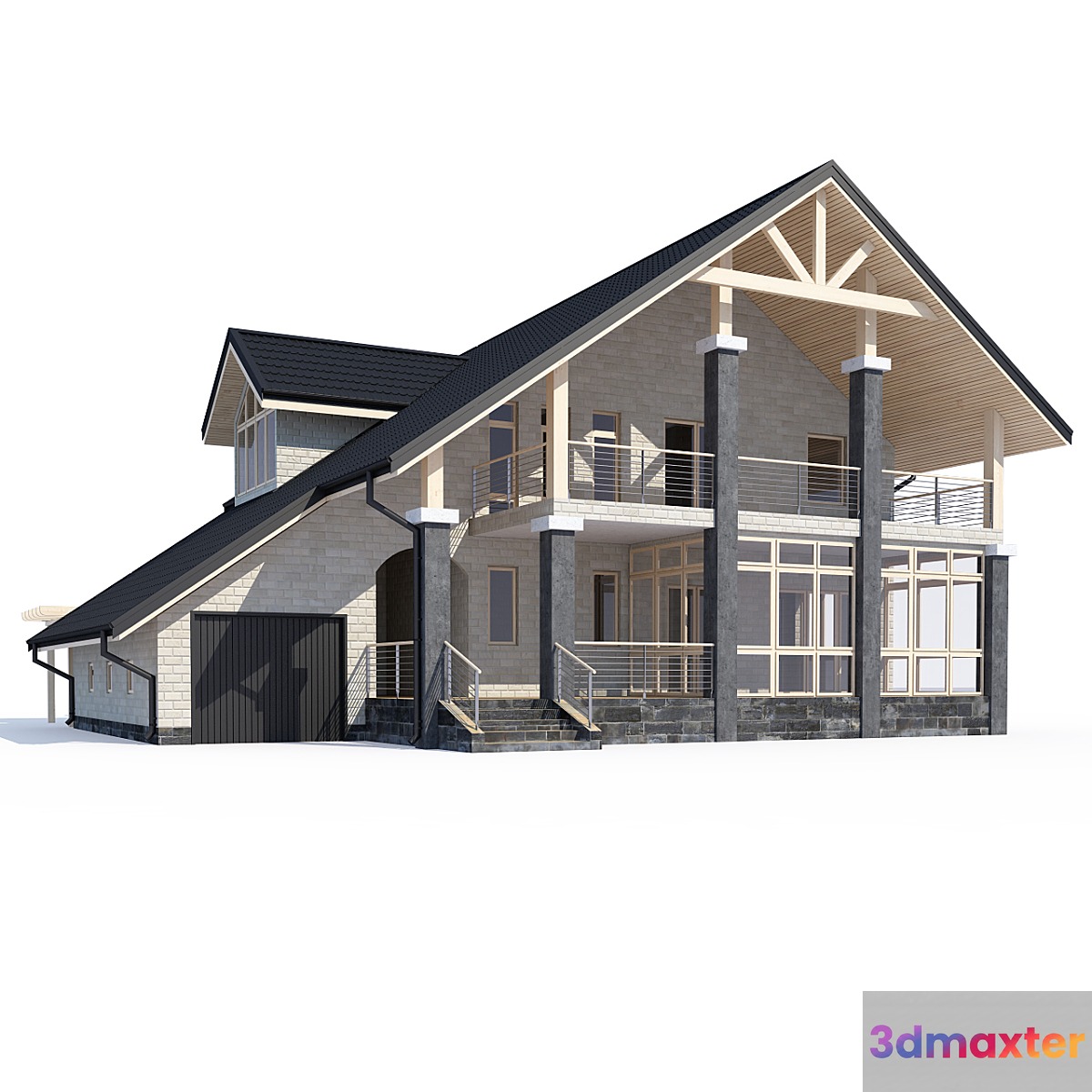 ABS House V68 3D Max